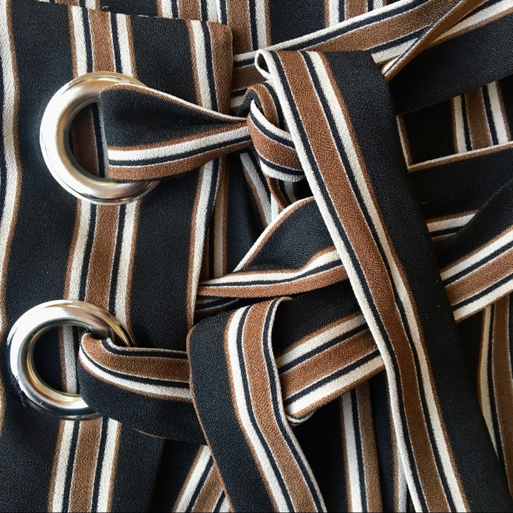 Urban Outfitters Grommet Tie Wrap Mini Skirt - Picture 10 of 11